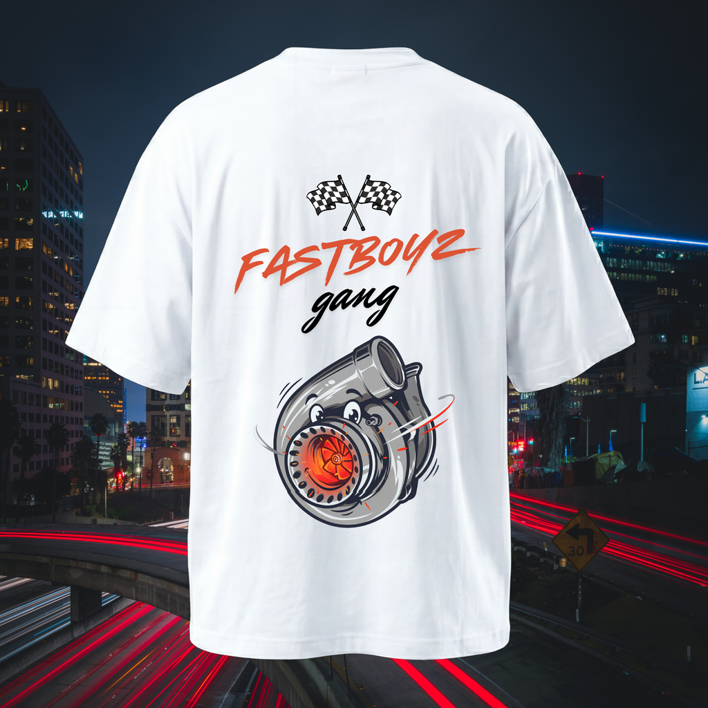 FastBoyz Gang: Turbo Design, Short Sleeve T-Shirt
